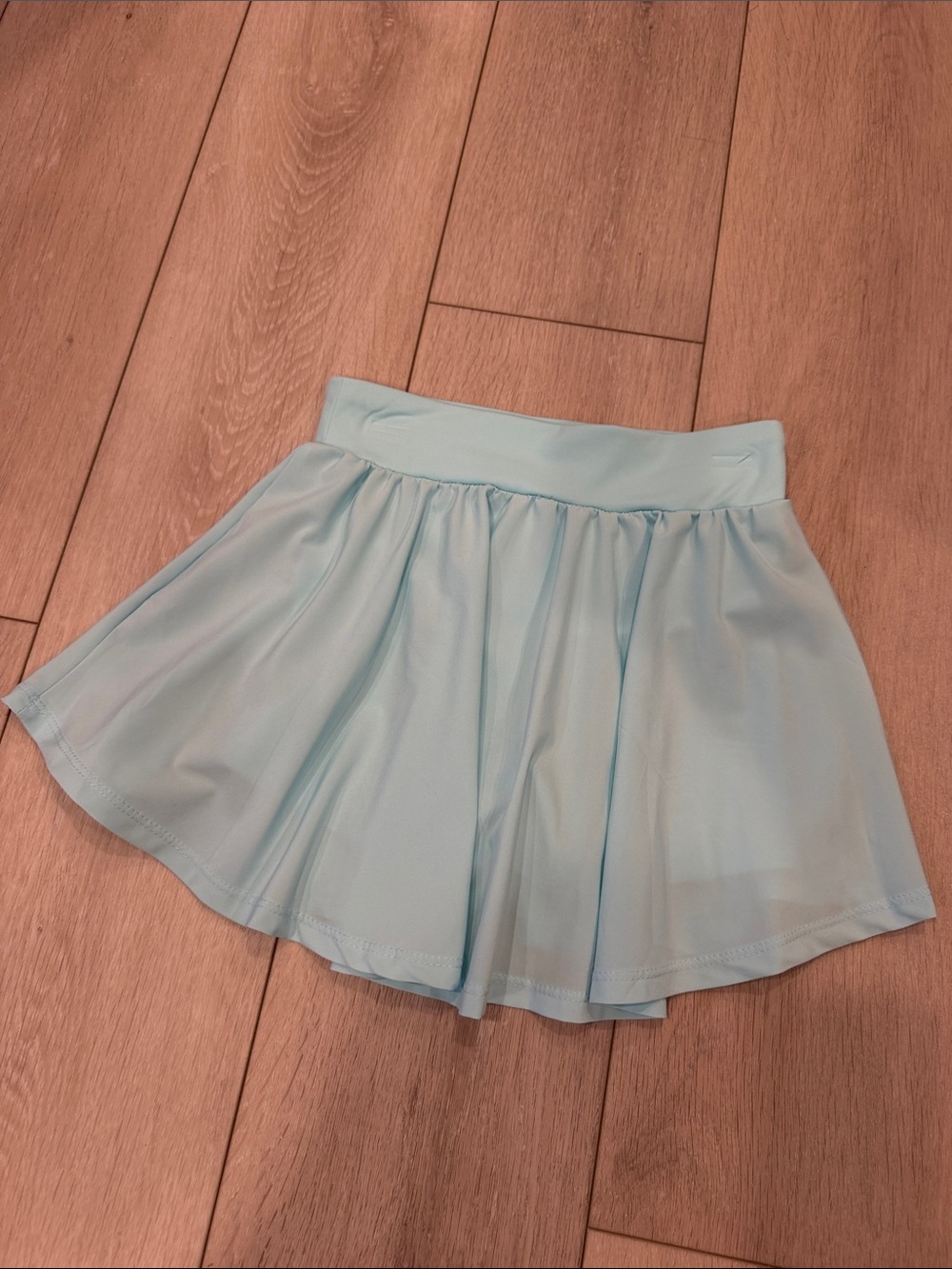 Girls Light Blue Skater Skirt| Med 7/8